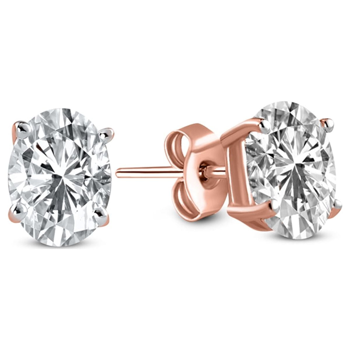 IGI Certified Carat Lab Grown Solitaire Diamond Stud Earrings