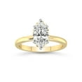 thumbnail image 1 of IGI Certified 2 Carat Marquise Shape Lab Grown Diamond Engagement Ring | 14K Yellow Gold | Malissa Solitaire Diamond Ring | FG-VS1-VS2 Quality Friendly Diamonds, 1 of 6