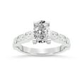 thumbnail image 1 of IGI Certified 2 Carat Oval Shape Lab Grown Diamond Engagement Ring | 14K White Gold | Calista Side Stone Lab Diamond Ring | FG-VS1-VS2 Quality Friendly Diamonds, 1 of 6