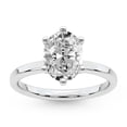 thumbnail image 1 of IGI Certified 2 Carat Oval Shape Lab Grown Diamond Engagement Ring | 14K White Gold |Solitaire Lab Diamond Ring | FG-VS1-VS2 Quality Friendly Diamonds, 1 of 6