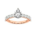 IGI Certified 2 Carat Pear Shape Lab Grown Diamond Engagement Ring