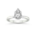 thumbnail image 1 of IGI Certified 2 Carat Pear Shape Lab Grown Diamond Engagement Ring | 14K White Gold | Malissa Solitaire Diamond Ring | FG-VS1-VS2 Quality Friendly Diamonds, 1 of 6