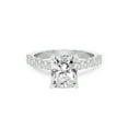 thumbnail image 1 of IGI Certified 2 Carat Radiant Shape Lab Grown Diamond Engagement Ring | 14K White Gold | Austria Cathedral Diamond Ring | FG-VS1-VS2 Quality Friendly Diamonds, 1 of 6