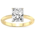 thumbnail image 1 of IGI Certified 2 Carat Radiant Shape Lab Grown Diamond Engagement Ring | 14K Yellow Gold | Eva Six Prong Knife Edge Lab Diamond Ring | FG-VS1-VS2 Quality Friendly Diamonds, 1 of 4