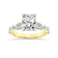 thumbnail image 1 of IGI Certified 2 Carat Radiant Shape Lab Grown Diamond Engagement Ring | 14K Yellow Gold |Larisa Side Stone Diamond Ring | FG-VS1-VS2 Quality Friendly Diamonds, 1 of 5