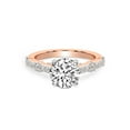 thumbnail image 1 of IGI Certified 2 Carat Round Shape Lab Grown Diamond Engagement Ring | 14K Rose Gold | Odyssey Hidden Halo Diamond Ring | FG-VS1-VS2 Quality Friendly Diamonds, 1 of 7