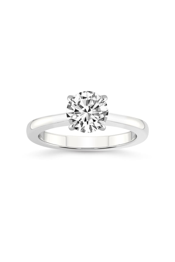 IGI Certified 2 Carat Round Shape Lab Grown Diamond Engagement Ring | 14K White Gold | Demi Four Prong Lab Diamond Ring | FG-VS1-VS2 Quality Friendly Diamonds