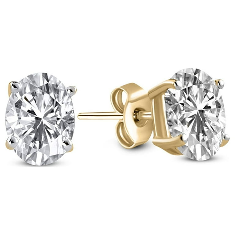 IGI Certified Carat Lab Grown Solitaire Diamond Stud Earrings