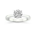 thumbnail image 1 of IGI Certified 3 Carat Round Shape Lab Grown Diamond Engagement Ring | 14K White Gold | Demi Four Prong Lab Diamond Ring | FG-VS1-VS2 Quality Friendly Diamonds, 1 of 5