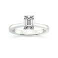 thumbnail image 1 of IGI Certified 4 Carat Emerald Shape Lab Grown Diamond Engagement Ring | 14K White Gold |Demi Four Prong Diamond Ring | FG-VS1-VS2 Quality Friendly Diamonds, 1 of 5