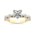 thumbnail image 1 of IGI Certified 4 Carat Heart Shape Lab Grown Diamond Engagement Ring | 14K Yellow Gold | Ciara Petite Station Style Diamond Ring | FG-VS1-VS2 Quality Friendly Diamonds, 1 of 5