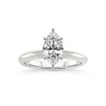 thumbnail image 1 of IGI Certified 4 Carat Marquise Shape Lab Grown Diamond Engagement Ring | 14K White Gold | Alora Solitaire Diamond Ring | FG-VS1-VS2 Quality Friendly Diamonds, 1 of 6