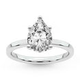 thumbnail image 1 of IGI Certified 4 Carat Pear Shape Lab Grown Diamond Engagement Ring | 14K White Gold |Solitaire Lab Diamond Ring | FG-VS1-VS2 Quality Friendly Diamonds, 1 of 6