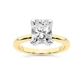 thumbnail image 1 of IGI Certified 4 Carat Radiant Shape Lab Grown Diamond Engagement Ring | 14K Yellow Gold | Mabel Petal Solitaire Diamond Ring | FG-VS1-VS2 Quality Friendly Diamonds, 1 of 6