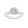 thumbnail image 1 of IGI Certified 4 Carat Round Shape Lab Grown Diamond Engagement Ring | 14K White Gold | Esther Tacori Style Solitaire Diamond Ring | FG-VS1-VS2 Quality Friendly Diamonds, 1 of 6