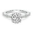 thumbnail image 1 of IGI Certified 4 Carat Round Shape Lab Grown Diamond Engagement Ring | 14K White Gold | Odyssey Hidden Halo Diamond Ring | FG-VS1-VS2 Quality Friendly Diamonds, 1 of 8