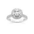 thumbnail image 1 of IGI Certified 5 Carat Cushion Shape Lab Grown Diamond Engagement Ring | 14K White Gold | Luxoré Vintage Allure Diamond Ring | FG-VS1-VS2 Quality Friendly Diamonds, 1 of 6