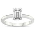 thumbnail image 1 of IGI Certified 5 Carat Emerald Shape Lab Grown Diamond Engagement Ring | 14K White Gold |Eva Six Prong Knife Edge Diamond Ring | FG-VS1-VS2 Quality Friendly Diamonds, 1 of 5