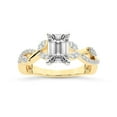 thumbnail image 1 of IGI Certified 5 Carat Emerald Shape Lab Grown Diamond Engagement Ring | 14K Yellow Gold | Harlow Twisted Shank Diamond Ring | FG-VS1-VS2 Quality Friendly Diamonds, 1 of 5