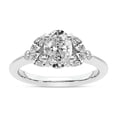 thumbnail image 1 of IGI Certified 5 Carat Oval Shape Lab Grown Diamond Engagement Ring | 14K White Gold | Beatrice Marquise Side Stone Diamond Ring | FG-VS1-VS2 Quality Friendly Diamonds, 1 of 6