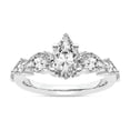 thumbnail image 1 of IGI Certified 5 Carat Pear Shape Lab Grown Diamond Engagement Ring | 14K White Gold | Frances Side Stone Diamond Ring | FG-VS1-VS2 Quality Friendly Diamonds, 1 of 6