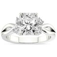 thumbnail image 1 of IGI Certified 5 Carat Radiant Shape Lab Grown Diamond Engagement Ring | 14K White Gold |Twisted Blossom Diamond Ring | FG-VS1-VS2 Quality Friendly Diamonds, 1 of 4