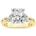 thumbnail image 1 of IGI Certified 5 Carat Radiant Shape Lab Grown Diamond Engagement Ring | 14K Yellow Gold | Letitia Side Stone Diamond Ring | FG-VS1-VS2 Quality Friendly Diamonds, 1 of 4