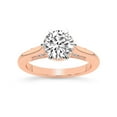 thumbnail image 1 of IGI Certified 5 Carat Round Shape Lab Grown Diamond Engagement Ring | 14K Rose Gold | Esther Tacori Style Solitaire Diamond Ring | FG-VS1-VS2 Quality Friendly Diamonds, 1 of 6