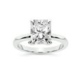 thumbnail image 1 of IGI Certified 6 Carat Radiant Shape Lab Grown Diamond Engagement Ring | 14K White Gold | Matilda Leaf Petal Solitaire Diamond Ring | FG-VS1-VS2 Quality Friendly Diamonds, 1 of 5