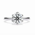 thumbnail image 1 of IGI Certified Lab Created Diamond 1.56CT Oval Cut Lab Grown Diamond Engagement Ring,10k Gold With Prong Wedding Ring, Delicate Ring For Girl, 1 of 4
