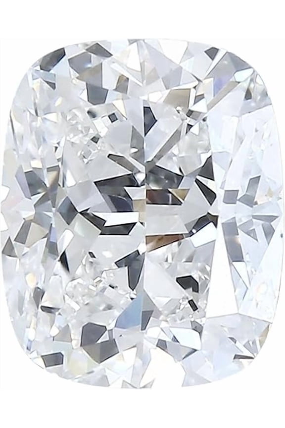 IGI Certified Lab Grown Loose Diamond, Cushion Cut 1.5 Carat TW D-E Color VVS-VS Clarity for Making Ethical Diamond Jewelry