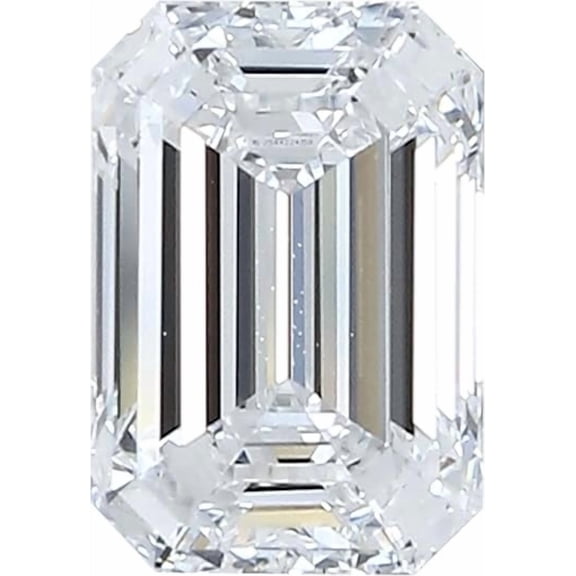 IGI Certified Lab Grown Loose Diamond, Emerald Cut 1 Carat TW F-G Color VVS-VS Clarity for Making Ethical Diamond Jewelry
