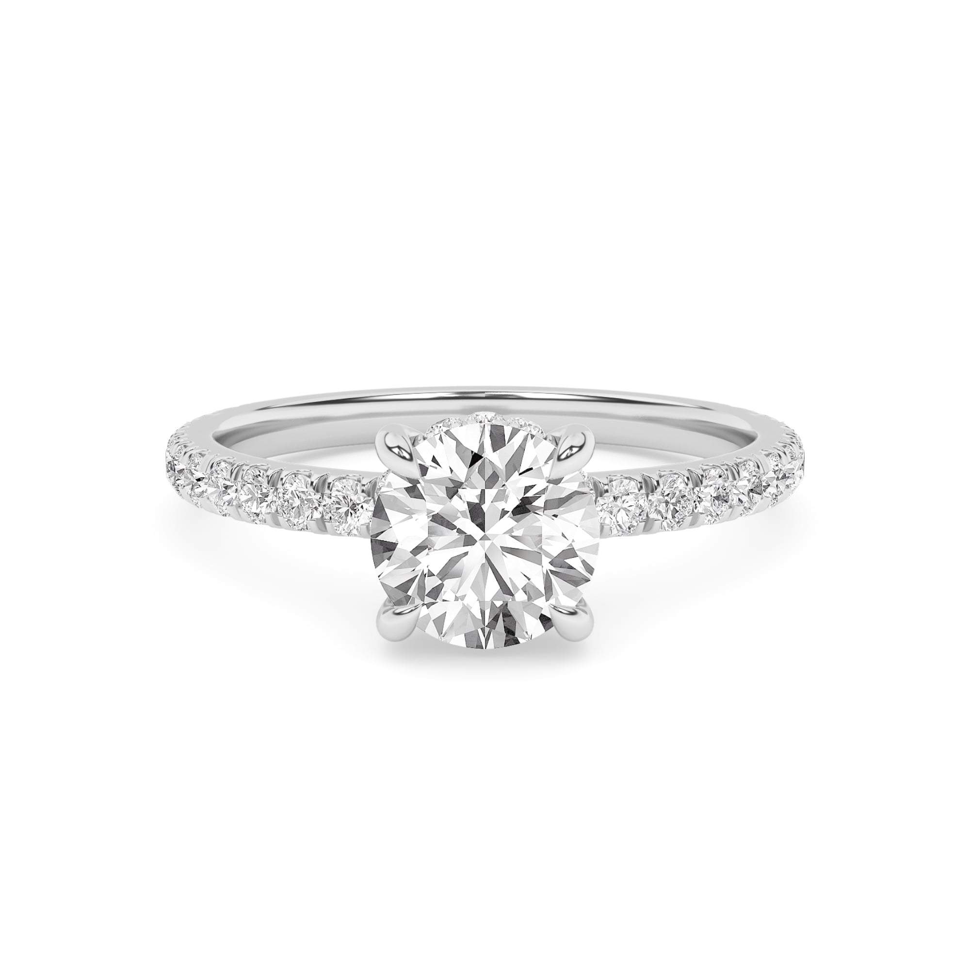 IGI Certified Solitaire Engagement Rings For Women, 2.40 Carat (ctw