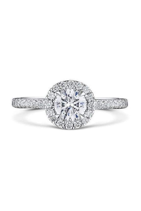 IGI / GIA Certified Lab Grown Diamond 1.12 Ct 18k White Gold Ring for Women