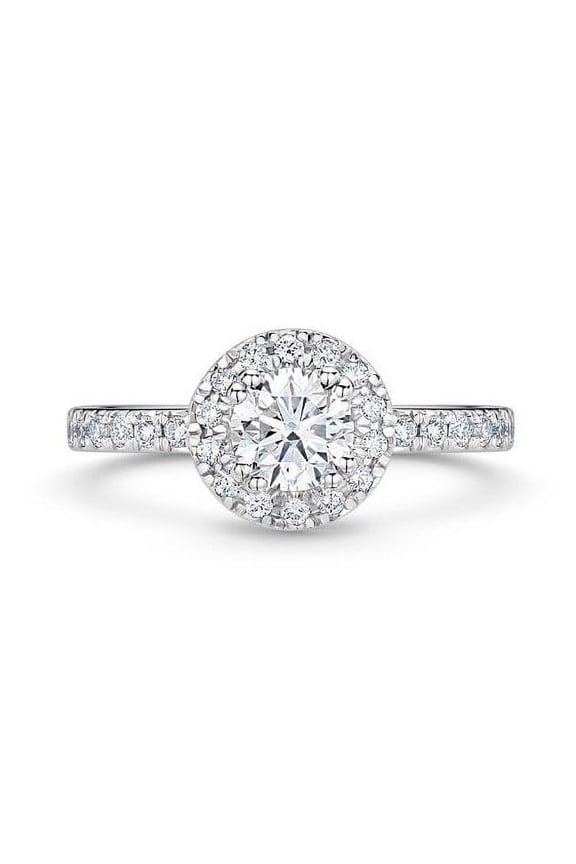 IGI / GIA Certified Lab Grown Diamond Ring 1.00 Ct 14k White Gold Round Cut Ring for Women