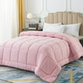 thumbnail image 1 of IGI King Comforter, Pink | All Season Hotel Down Alternative Duvet Insert, Adult, Unisex, 102x90in, 1 of 6