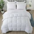 thumbnail image 1 of IGI Queen Size 7 Piece Comforter Set | Bed in a Bag for Unisex Adult | White, 1 of 6