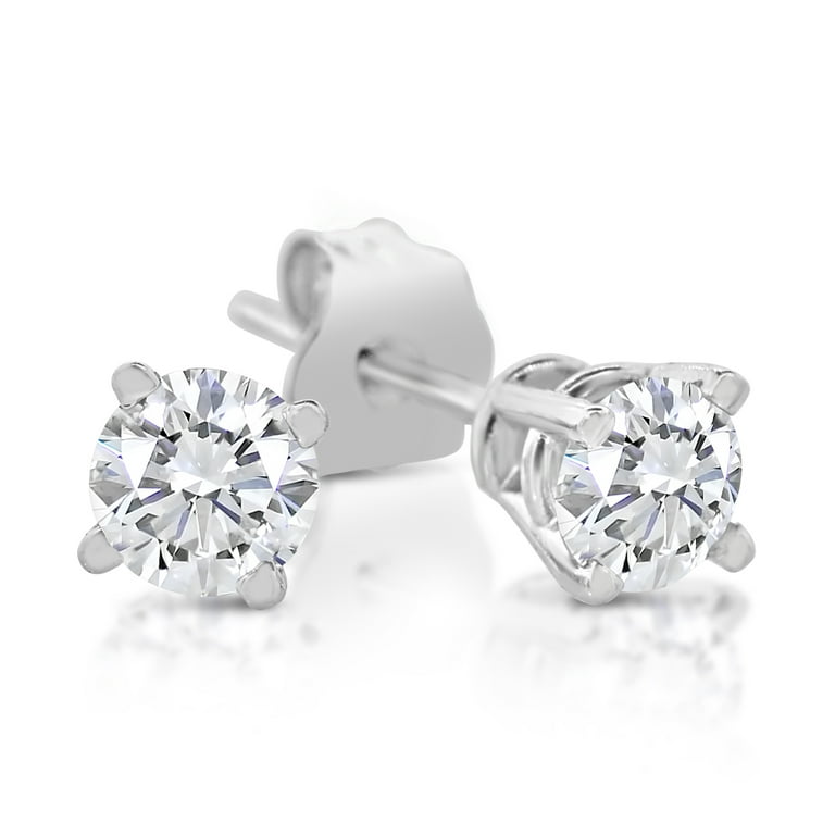 1/3 ctw 14k White Gold Diamond Stud Earrings