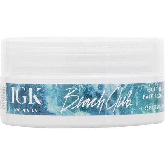 IGK Beach Club Soft Texture Paste - 2 Oz: Create Effortless, Textured Hairstyles for a Beachy Look