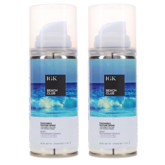 IGK Beach Club Touchable Texture Spray 1.7 oz 2 Pack