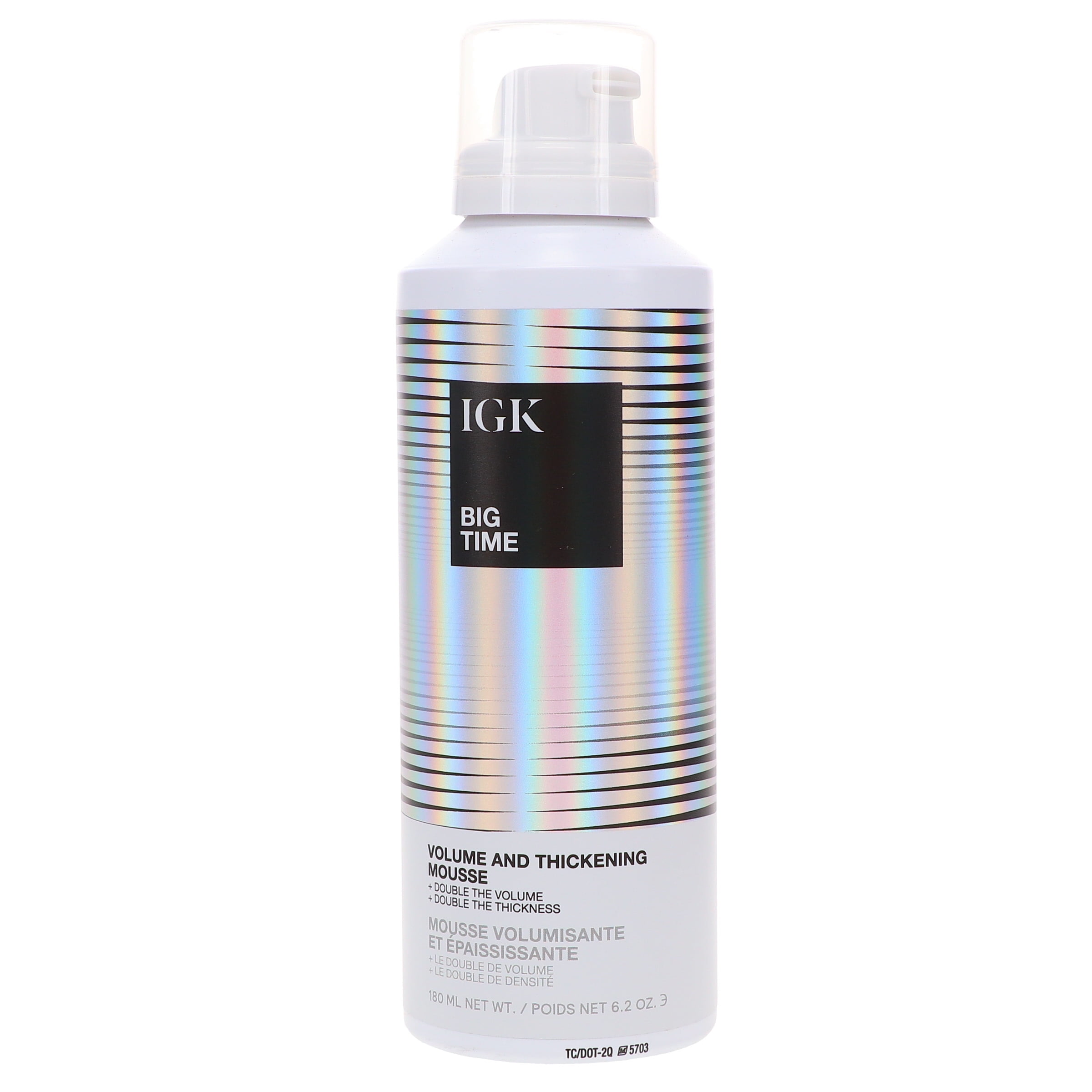 IGK Big Time Volume & Thickening Mousse 5.9oz IGK Big Time Volume & Thickening Mousse 5.9oz