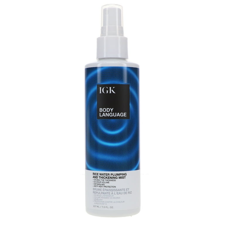 IGK Body Language Rice Water Plumping & Thickening Mist 7oz
