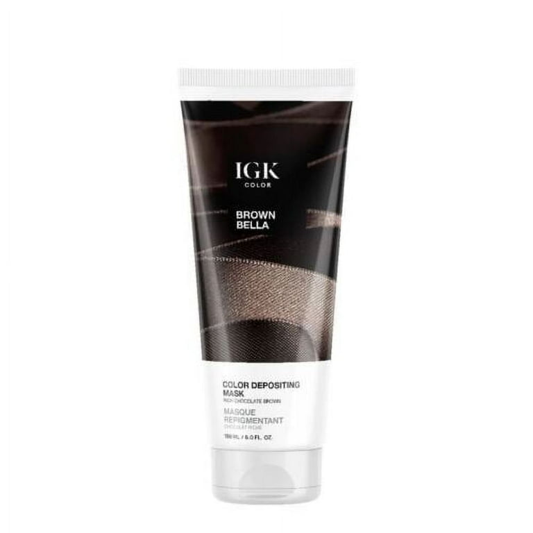 IGK Color Depositing Mask Brown Bella 6oz IGK Color Depositing Mask Brown Bella 6oz