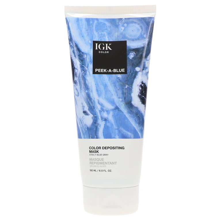 IGK Color Depositing Mask Peek-A-Blue 6oz IGK Color Depositing Mask Peek-A-Blue 6oz