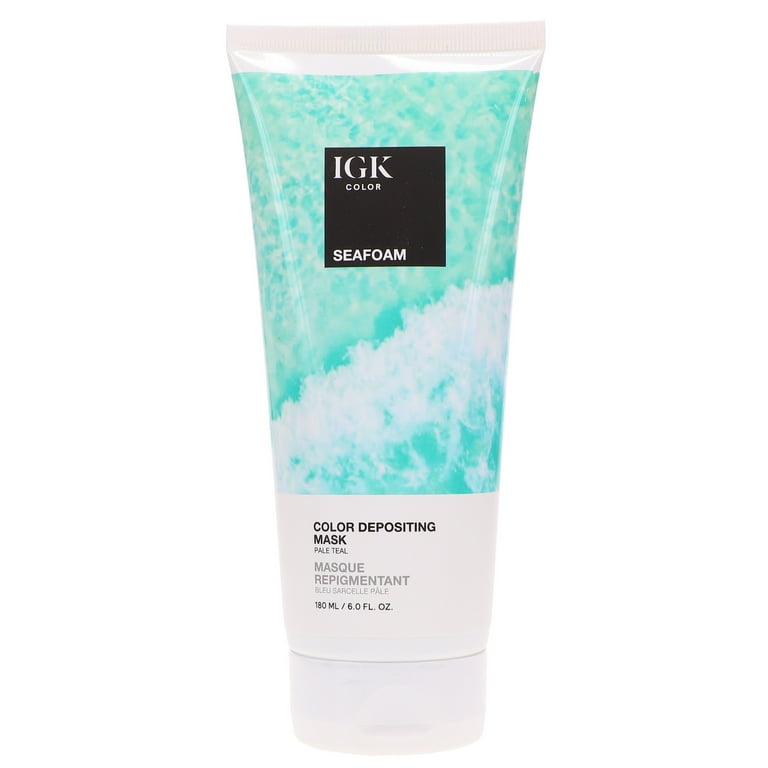 IGK Color Depositing Mask Seafoam 6oz IGK Color Depositing Mask Seafoam 6oz