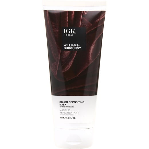 IGK Color Depositing Mask Williams-Burgundy 6oz IGK Color Depositing Mask Williams-Burgundy 6oz