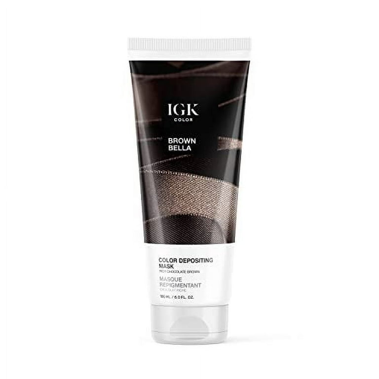 IGK Color Depositing Mask Brown Bella 6oz IGK Color Depositing Mask Brown Bella 6oz