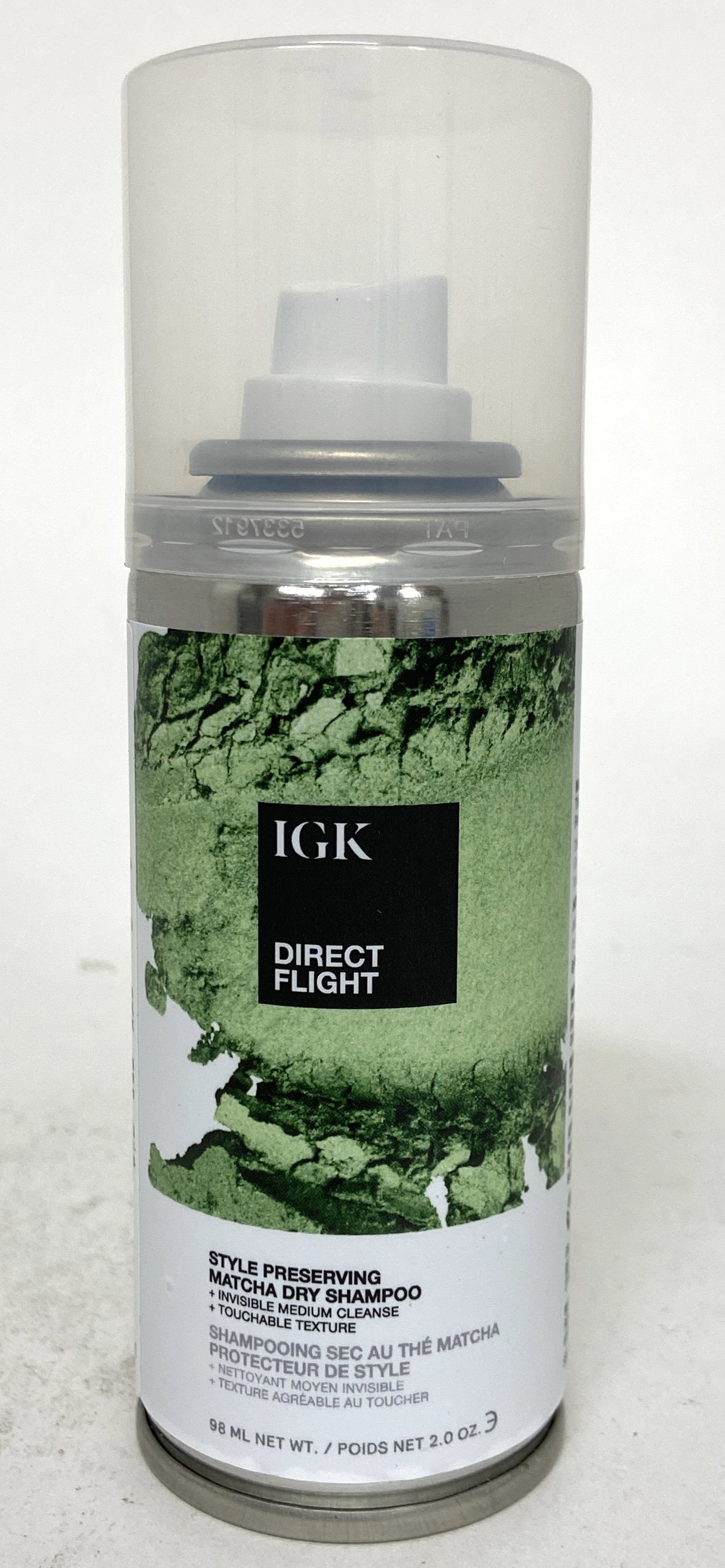 IGK Direct Flight Style Preserving Matcha Dry Shampoo 2 oz