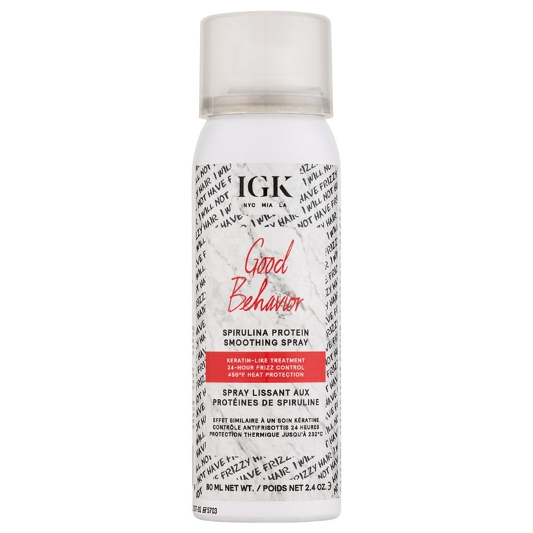 IGK Good Behavior Spirulina Protein Smoothing Spray 2.4 oz Walmart