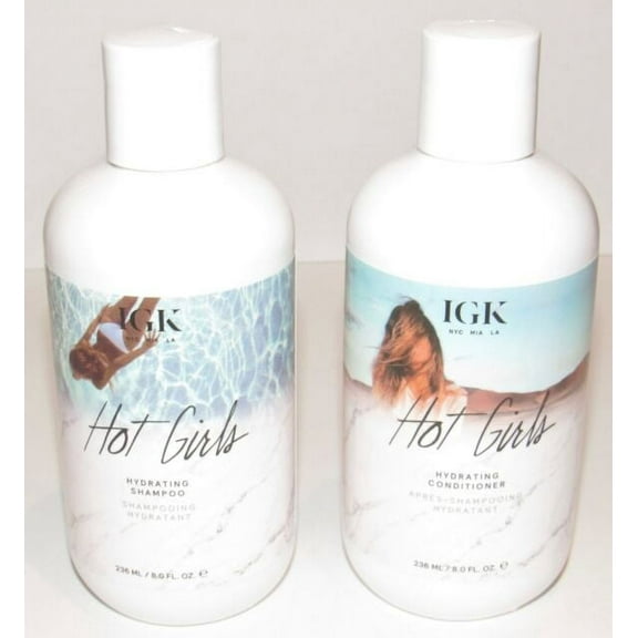 IGK HOT GIRLS HYDRATING SHAMPOO & CONDITIONER 8OZ